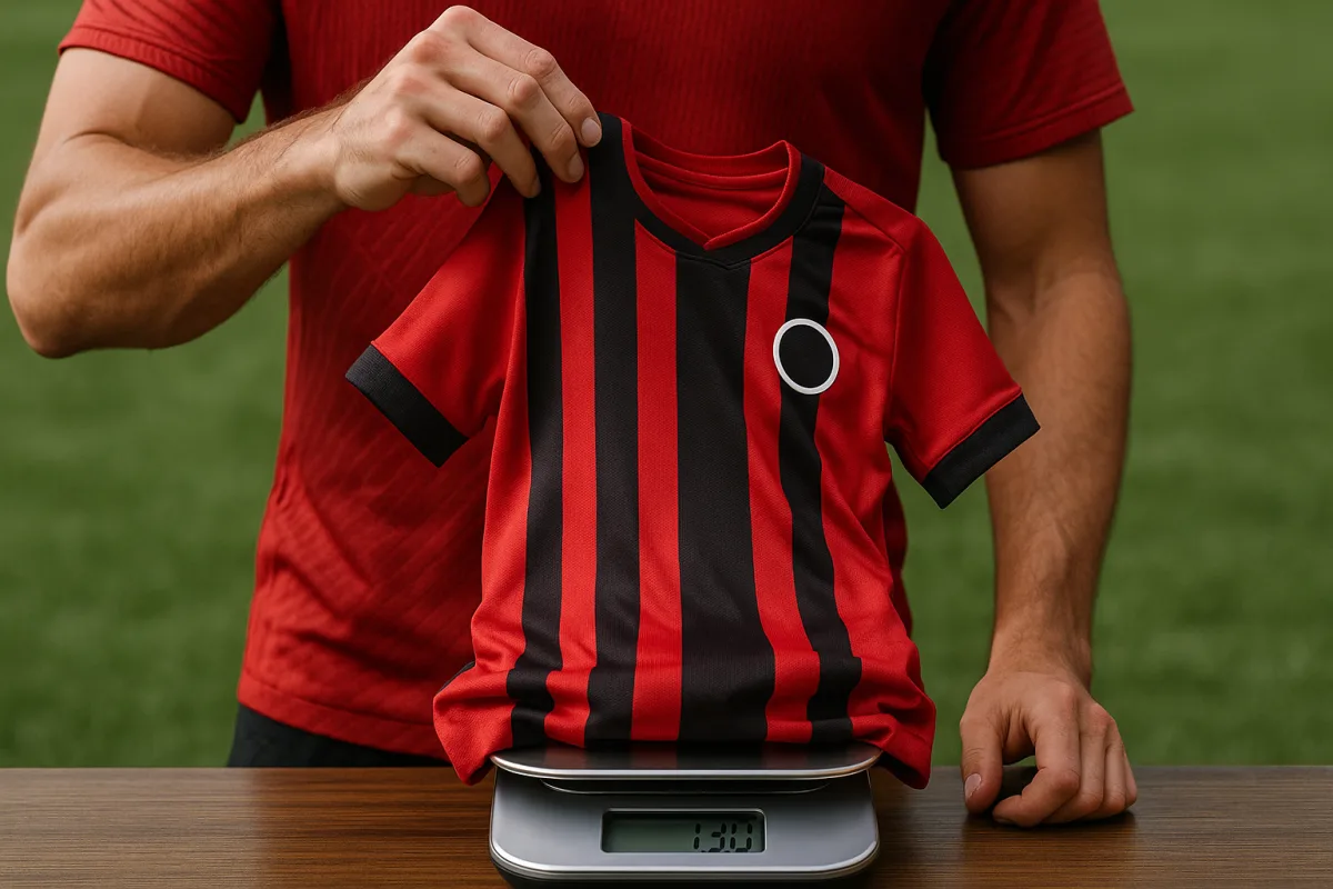 Quanto pesa una maglia da gara ufficiale? Dettagli sulle tecnologie che aumentano comfort e prestazione