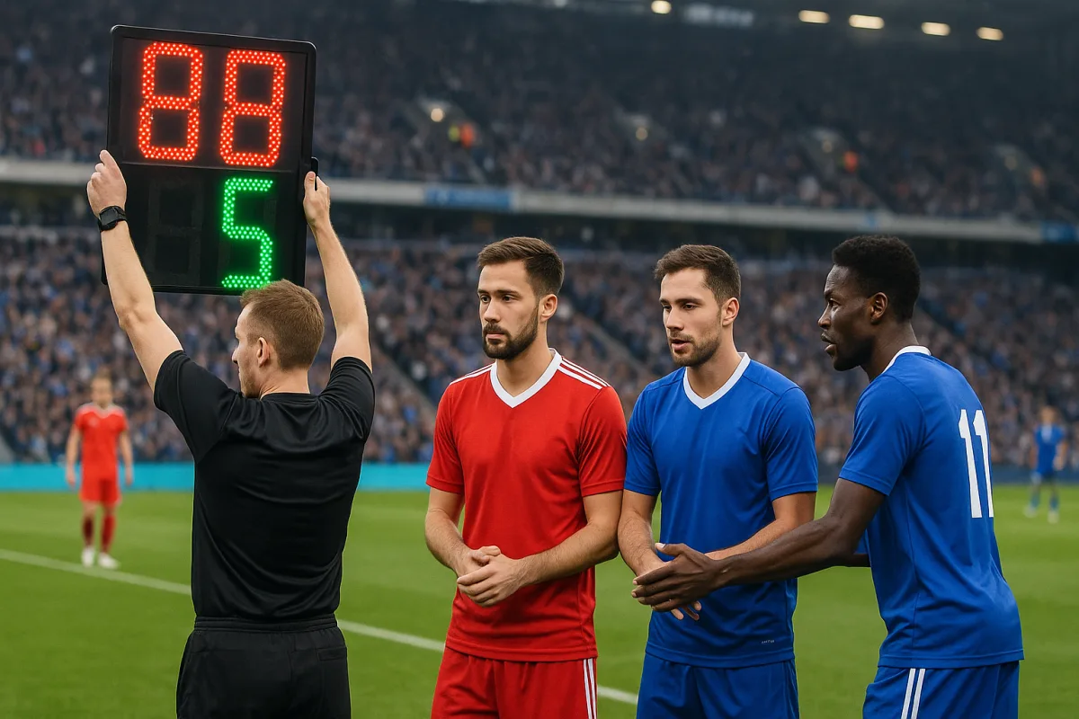 Sostituzioni nel calcio: quanti cambi sono ammessi e perché questa scelta fa la differenza