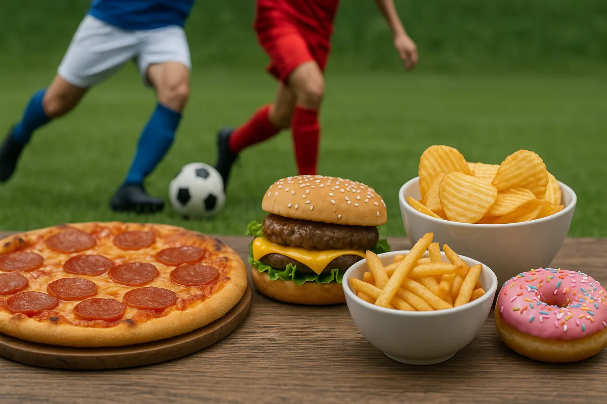 Quali alimenti evitare prima di una gara di calcio? Scelte sbagliate che possono influire sulle prestazioni