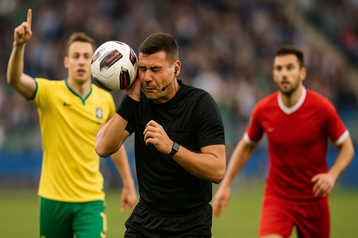 Cosa succede se il pallone colpisce l’arbitro? L’episodio raro chiarito con esempi pratici