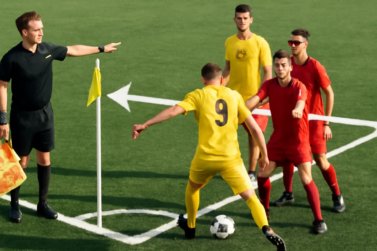 Fuorigioco da calcio d'angolo: perché la regola funziona diversamente da quello che credi