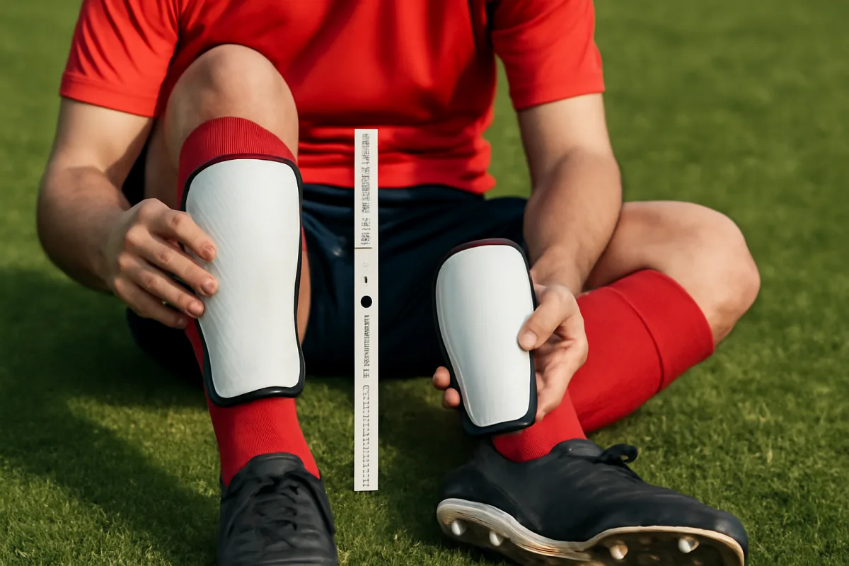 Misura giusta dei parastinchi da calcio: come sceglierla senza sbagliare